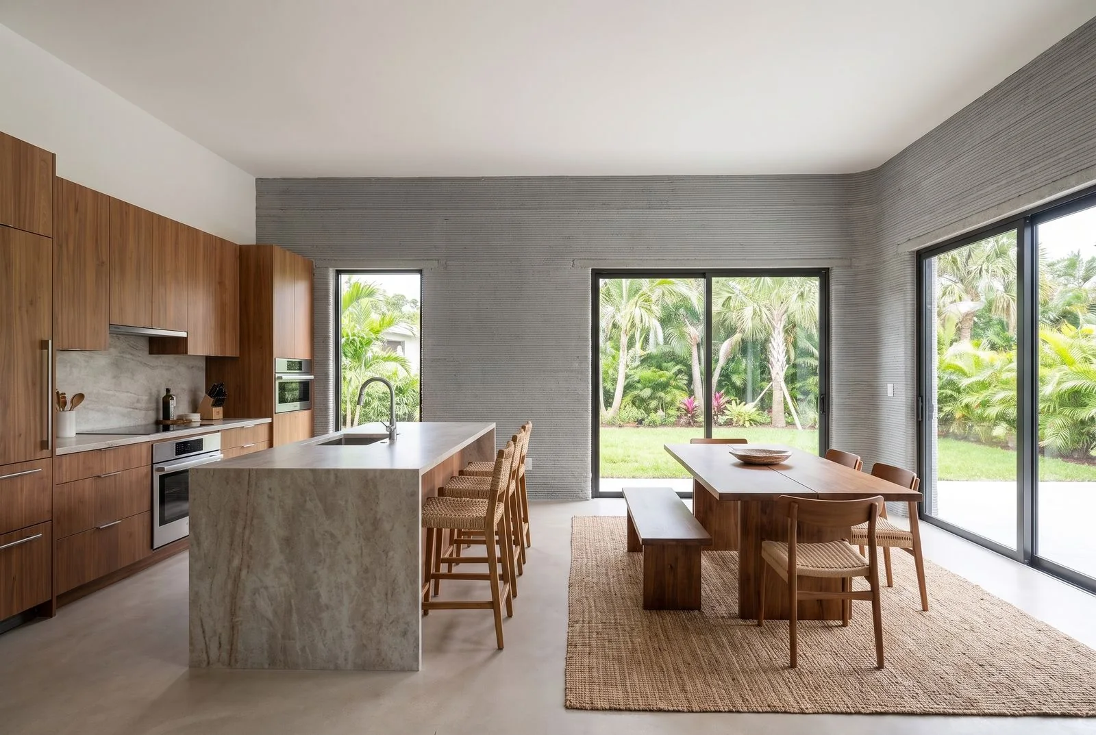 Gaia model rendering, kitchen and dining